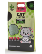 bubu żwirek dla kota tofu zielona herbata 2,5kg 6l