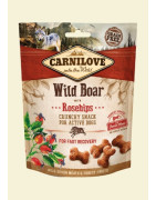 carnilove dog snack crunchy boar and rosehips 200g