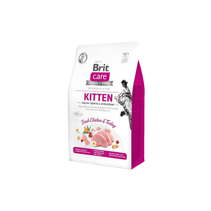 Brit Care Cat Grain Free Kitten Healthy Growth Development 400g