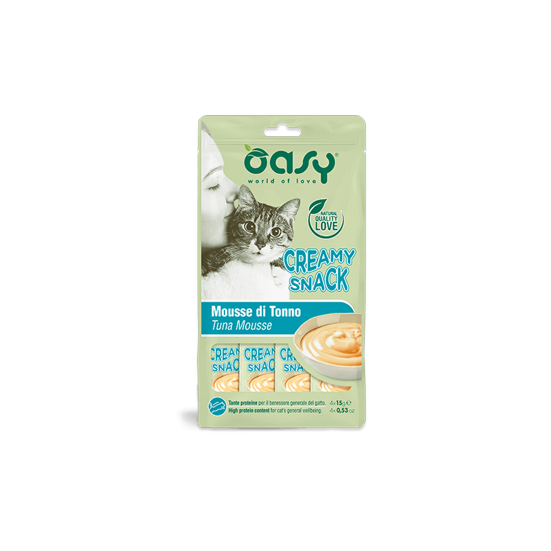 Oasy Creamy snack 4 x 15g tuńczyk