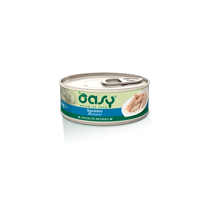 oasy kot natural puszka makrela 150g