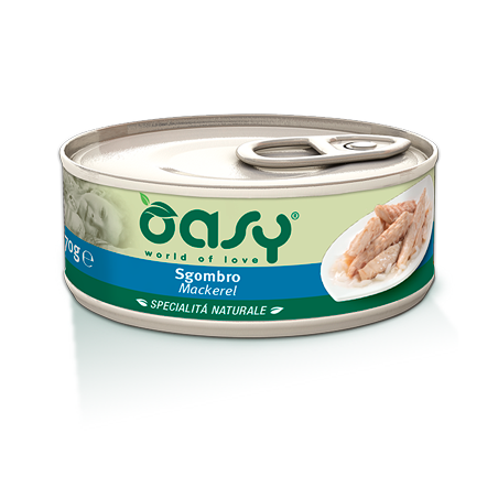 oasy kot natural puszka makrela 150g