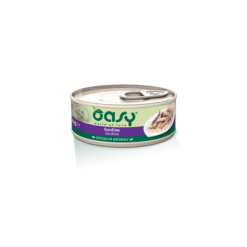 oasy kot natural puszka sardynki 150g