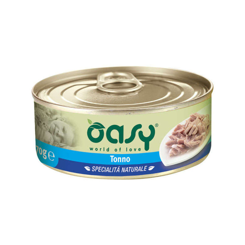 oasy kot natural puszka tuńczyk 150g