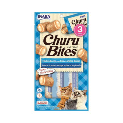churu bites chicken wraps...
