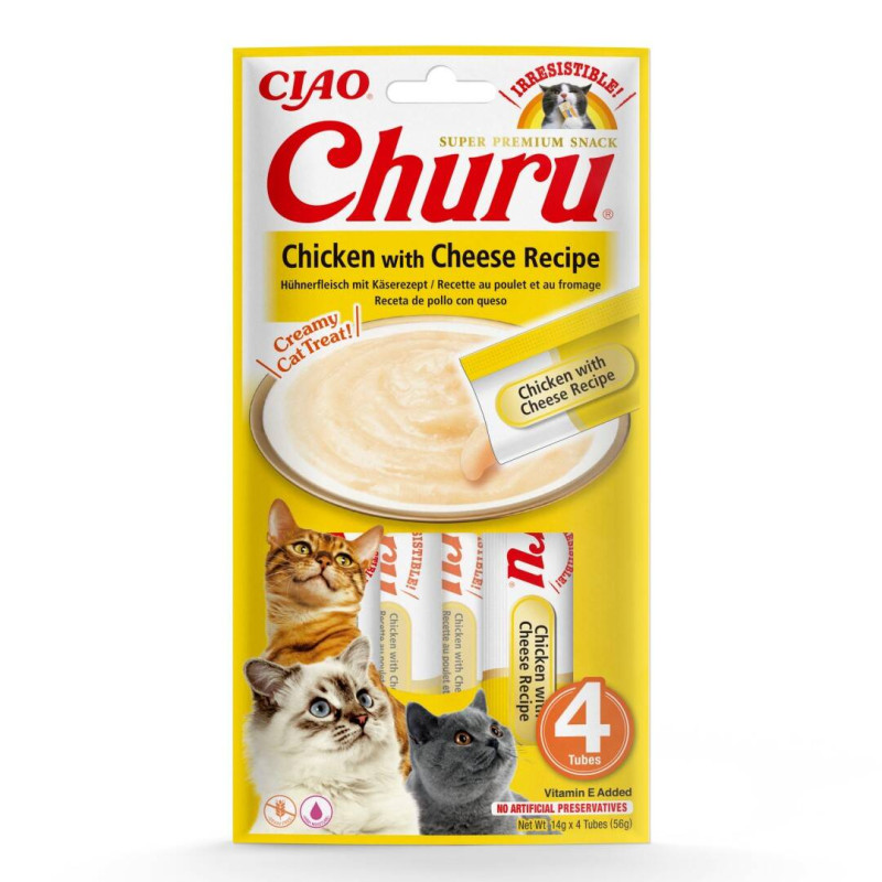 Inaba cat churu chicken with cheese recipe 56g