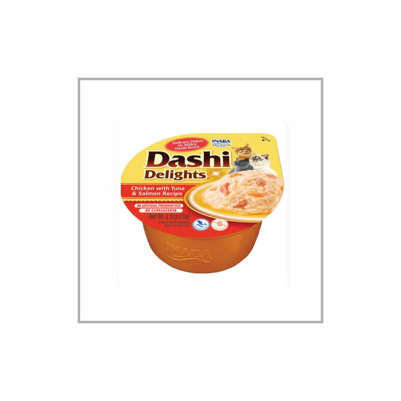 Inaba Cat Dashi Delights chicken tuna salmon 70g