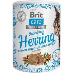 Brit Care Cat Snack Superfruits Herring 100g