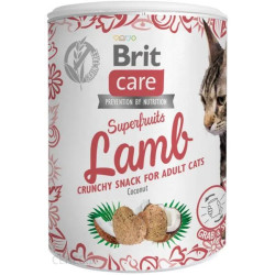 Brit Care Cat Snack Superfruits Lamb 100g