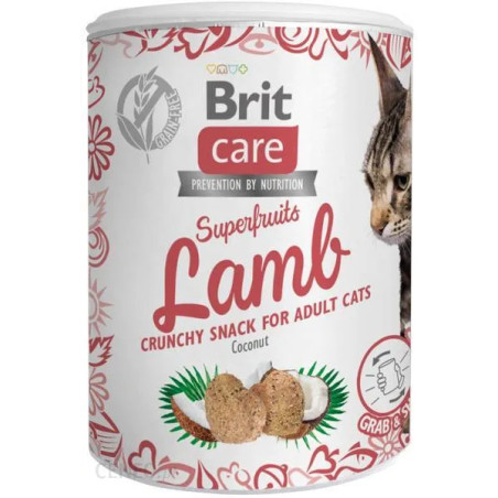 Brit Care Cat Snack Superfruits Lamb 100g