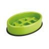 M-pets Fishbone Slow Feed Oval Bowl 27,5x19,7x6 cm zielona