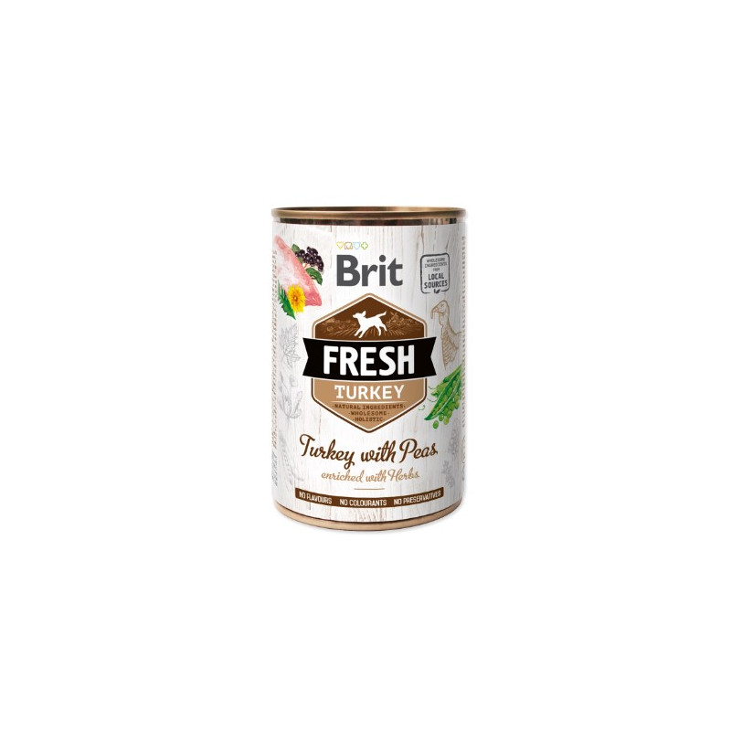 Brit Fresh Turkey with Peas enriched with herbs 400g