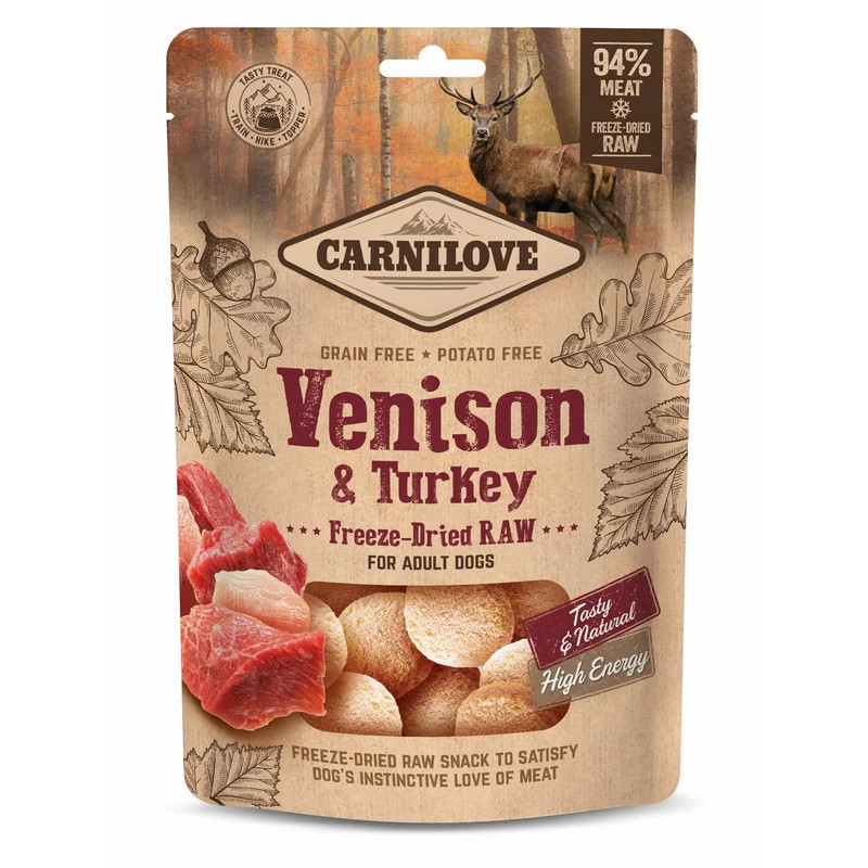 Carnilove raw freeze dried venison 60g