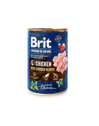 Brit premium by nature chicken chicken hearts 800g