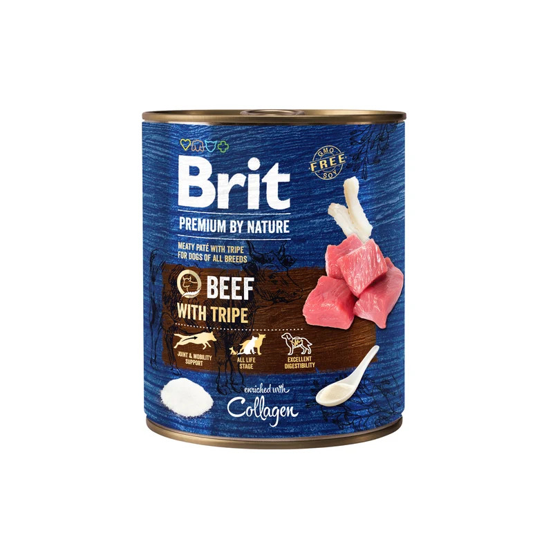 Brit premium by nature beef tripes 800g