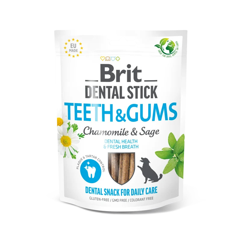 Brit dental stick teeth gums chamomile sage 251g