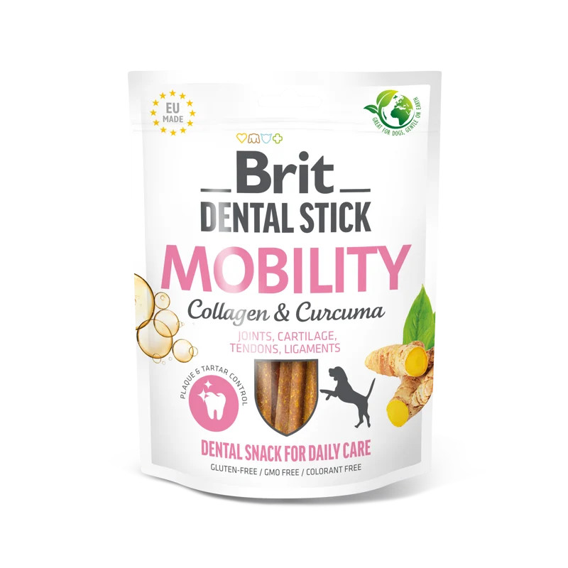 Brit dental stick mobility curcuma collagen 251g