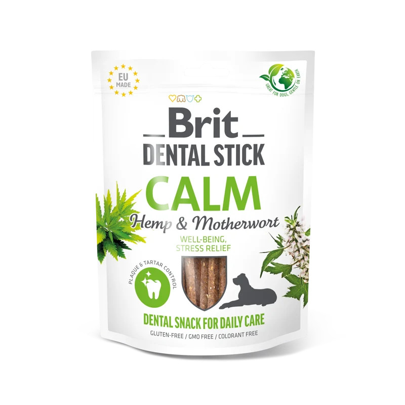 Brit dental stick calm hemp matherwort 251g