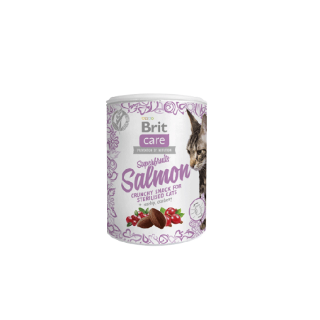 Brit Care Cat Snack Superfruits Salmon 100g