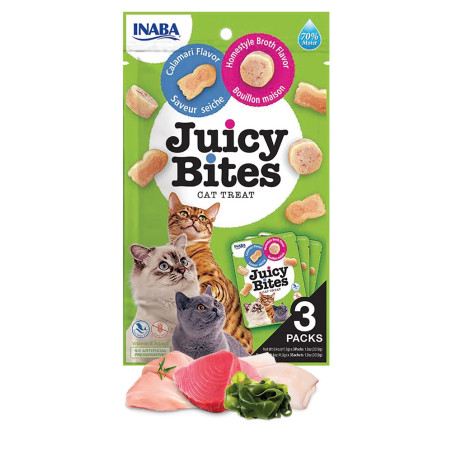 Inaba Cat Juicy Bites Homestyle Broth Calmari 33,9g