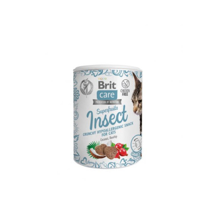 Brit Care Cat Snack Superfruits Insect Hypoallergenic 100g