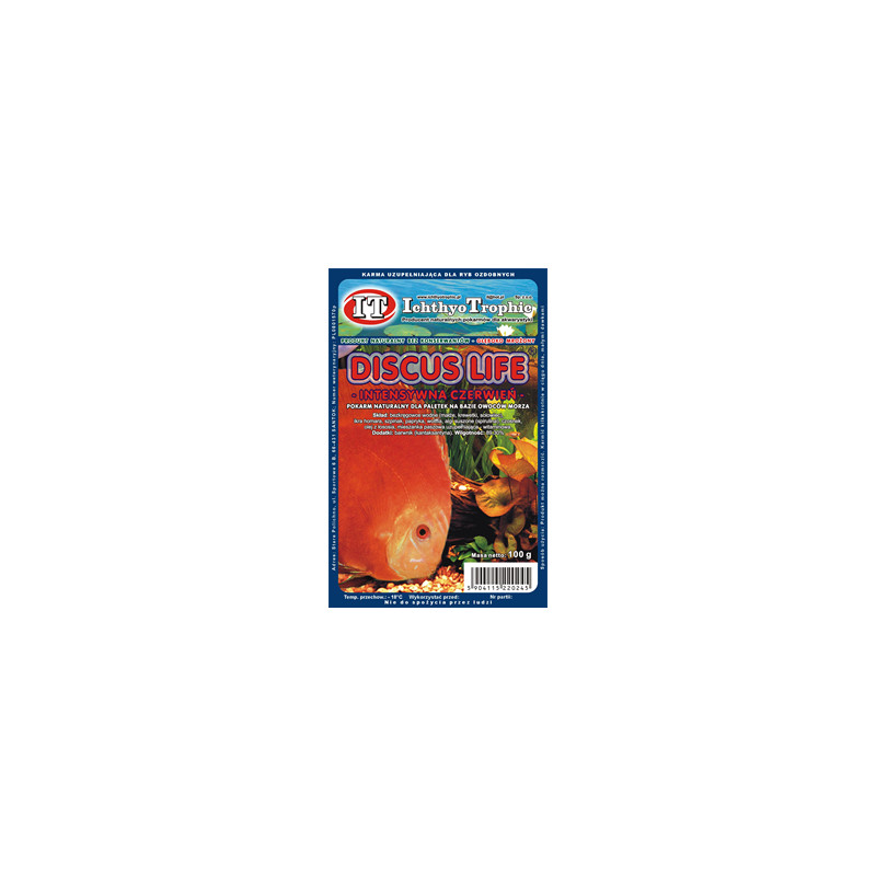 ICHTHYO TROPHIC discus life intensywna czerwień 100g