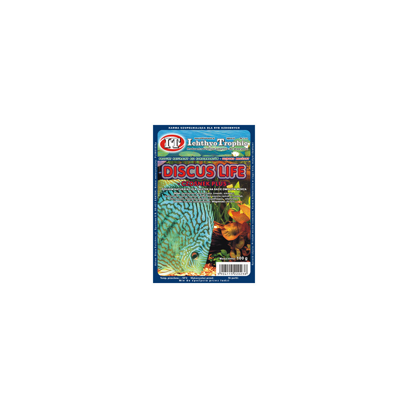 ICHTHYO TROPHIC Discus Life Czosnek Plus 100g