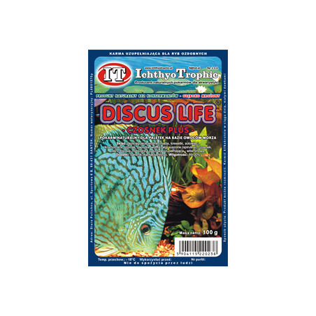 ICHTHYO TROPHIC Discus Life Czosnek Plus 100g