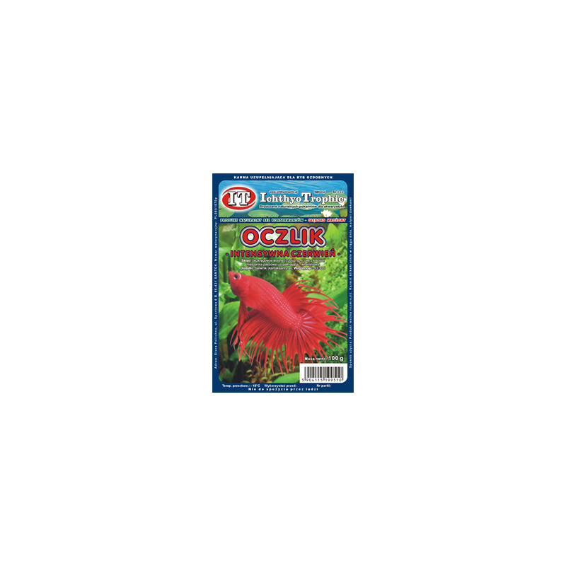 ICHTHYO TROPHIC cyklop oczlik intensywna czerwień 100g