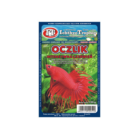 ICHTHYO TROPHIC cyklop oczlik intensywna czerwień 100g