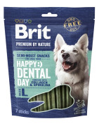 Brit Premium Dog Happy Snacks Dental Stick with Collagen & Spirulina L 250g