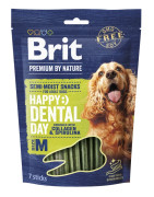 Brit Premium Dog Happy Snacks Dental Stick with Collagen & Spirulina M 180g