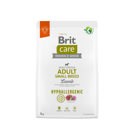 Brit Care Dog Hypoallergenic Adult Small Breed jagnięcina 3 kg