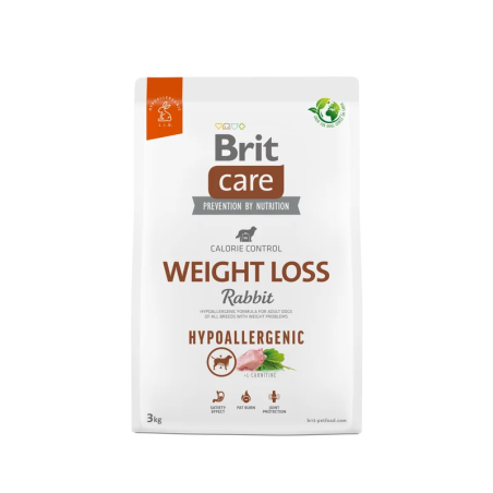 Brit Care Dog Hypoallergenic Weight Loss Rabbit 3kg