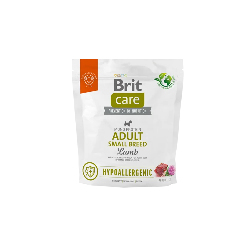 Brit Care Hypoallergenic Dog Adult Small Breed Lamb 1kg