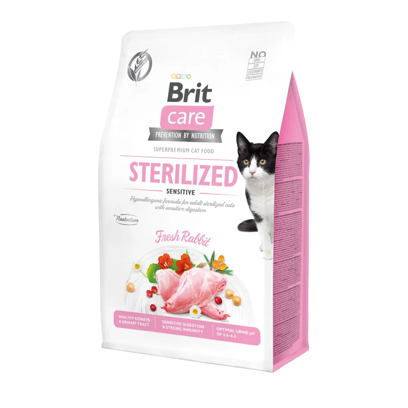 Brit Care Cat Adult Sterilized Sensitive Fresh Rabbit 2kg