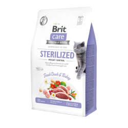 Brit Care Cat Adult Sterilized Weight Control Fresh Duck & Turkey 2kg