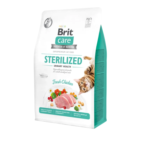Brit Care Cat Adult Sterilized Urinary Health Fresh Chicken 2kg