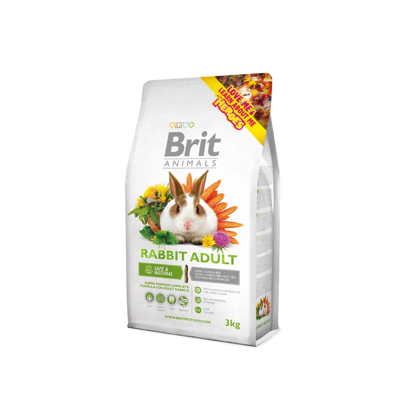 Brit Animals Rabbit Adult Complete 3kg