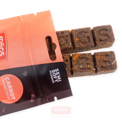 4Dogs Mięsne Batony z Kaczki Marchewka i Poroże Semi Soft 2-pak