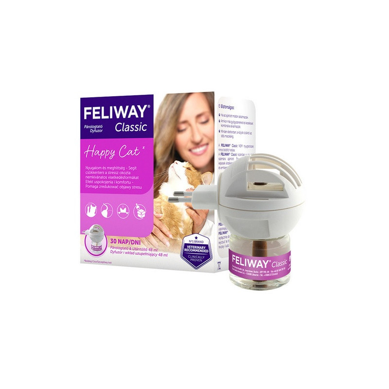 Feliway Classic - kocie feromony Zestaw Startowy (Dyfuzor+wkład)