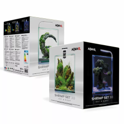 Aquael SHRIMP SET DAY&NIGHT 20l black