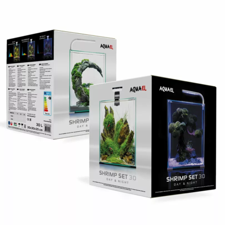 Aquael SHRIMP SET DAY&NIGHT 20l black