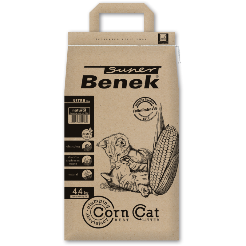 Certech Super Benek corn cat ultra naturalny 7L
