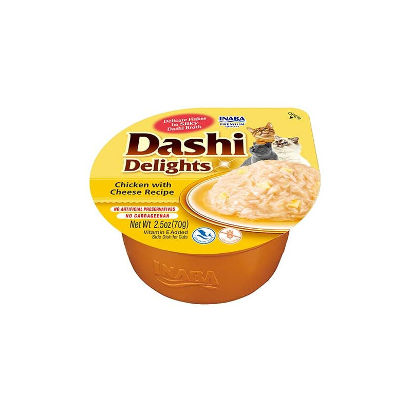 Inaba Cat Dashi Delights Chicken Cheese 70g