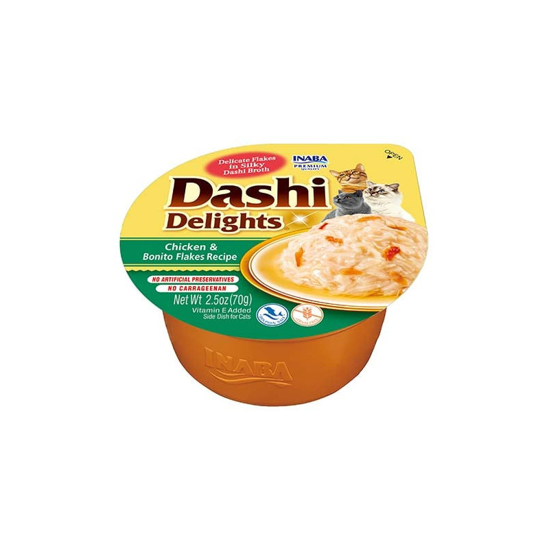 Inaba Dashi Delights Chicken and Bonito Flakes 70g