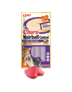 Inaba Cat Churu Hairball Tuna 4x14g