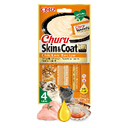 Inaba cat Churu creamy skin coat chicken 4x14g