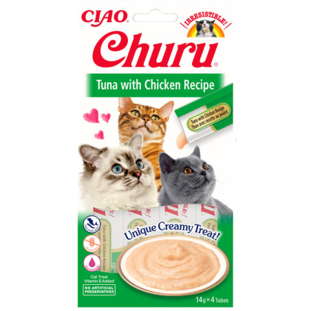 Inaba cat churu creamy tuna chicken 56g