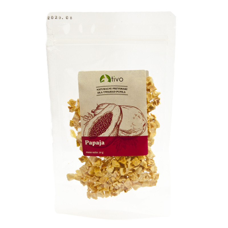 Tivo Owoce Liofilizowane Papaja 20g